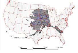 Tabloid size map of united states, showing natural and political features. Alaska Lower 48 Map Nrcs Alaska