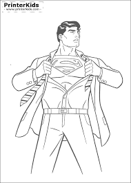 Clark Kent Changing Into Superman Printable Coloring Page Superman Coloring Pages Cartoon Coloring Pages Superhero Coloring