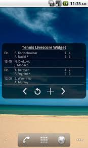 Find a number of competitons and today's games in each sport. Tennis Livescore Widget Amazon De Apps Spiele
