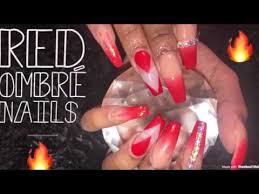 Buy the best and latest ombre acrylic on banggood.com offer the quality ombre acrylic on sale with worldwide free shipping. Acrylic Nails Tutorial Red Ombre Nails Youtube