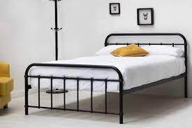 henley victorian hospital style black metal bed frame single small double double king size king size metal bed frame king size bed frame black metal bed