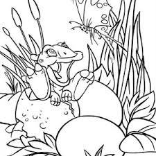 Venom coloring pages download print brother bear 2. Baby Ducky Play With Butterfly Land Before Time Family Coloring Page Kids Play Color