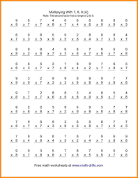 It can also be used as an assessment or quiz. Worksheet Book Fourthrade Multiplication Worksheets Fabulous Math Facts Freeames Samsfriedchickenanddonuts