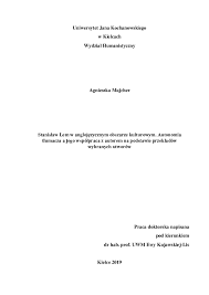 19 „zdaje mi się jednak, że tłumaczenie z jednego języka na drugi (iż pominiemy tutaj królowe wszystkich języków: Pdf Lem W Anglojezycznym Obszarze Kulturowym Agnieszka Majcher Academia Edu