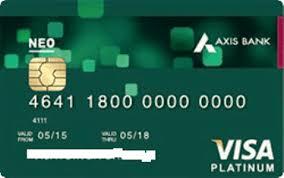 With axis bank visa bill pay, you can initiate a simple standing instruction on your credit card to ensure that your utility bills like telephone / mobile / electricity / gas/insurance premium bills are paid on time every month. Axis Bank Neo Credit Card Review Invested