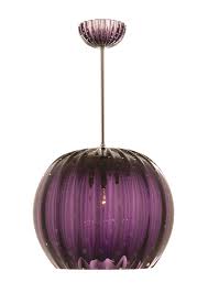 Hand Blown Purple Murano Glass Pendant Light By Baroncelli Blown Glass Pendant Light Glass Pendant Lights Uk Pendant Lights Uk