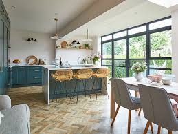 To make them work, each area must have a distinct feel, but at the same time, the overall layout needs to be visually cohesive. Discover This Modern Chic Extended Kitchen And Dining Space Goodhomes Magazine Goodhomes Magazine
