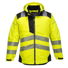 Chaqueta De Lluvia Vision De Alta Visibilidad Amarilla Negra Chaquetas De Lluvia Ropa De Lluvia Ropa De Montana