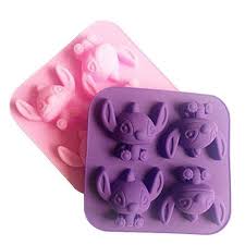 Nicebuty Stitch En Silicone Moule A Gateau Moule A Chocolat Savon Moule A Dessin Anime Diy Marzipans Outil Moule A Gateau Moule Chocolat Decoration Gateau