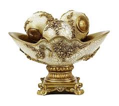 Emenest Decorative Table Centerpiece Home Decor Bowl And Orbs Set Of 4 Prime Gifting Idea Man Decorative Bowls Christmas Bathroom Decor Handcrafted Bowls