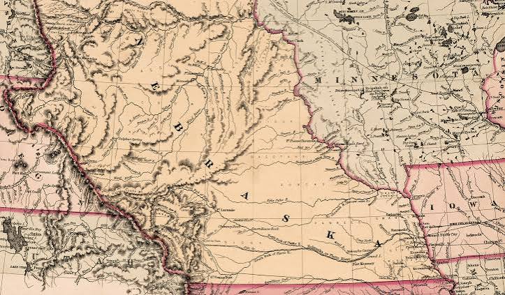 Nebraska Territory stretched all the way to the Canadian border. What if it  hadn't shrunk? - Flatwater Free Press