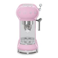 Available for 3 easy payments. Espresso Coffee Machine Pink Ecf01pkeu Smeg Com