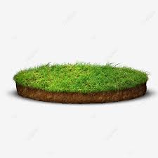 3d Round Soil Ground Section With Earth Land And Green Grass Illustration Ground Rendering Png Transparent Clipart Image And Psd File For Free Download
