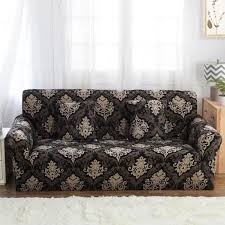 Get replacement sofa covers from ikea, pottery barn, muji, freedom, or any other sofa brand in the world here! Black Gold Floral Damask Pattern Sofa Couch Cover Decorzee