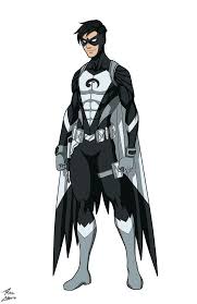 Black And Silver Superhero Suit Pin On Characters