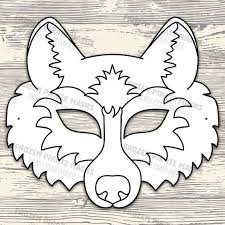 60 Off Sale Woodland Forest Animals Printable Coloring Masks Wolf Fox Bunny Bear Owl Squirrel Raccoon Hedgehod Masquerade In 2020 Printable Coloring Masks Coloring Mask Animal Mask Templates