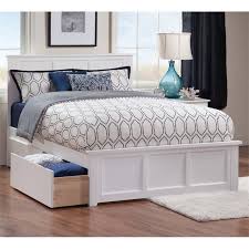 Platform beds are great for saving on space or for adding extra storage. Atlantic Furniture Madison Urban Full Storage Platform Bed In White Walmart Canada