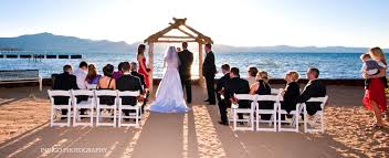 Lake Tahoe Wedding Venue Toes In The Sand Lake Front Wedding Lake Tahoe Wedding Venues