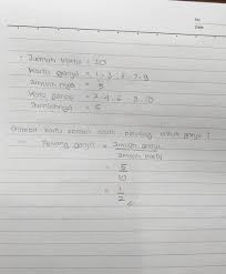 Tafsir mimpi 2d 3d 4d abjad lengkap 2. Setumpuk Kartu Masing Masing Bertuliskan Angka 1 Sampai Dengan 10 Kemudian Diambil Sebuah Kartu Brainly Co Id