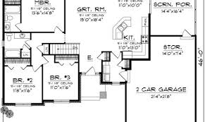 Open floor plans continue to be relevant and desired by homeowners and ranch house plans really deliver on this concept. Open Concept Floor Plans Ranch First Plan House House Plans 63209