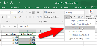 Often when i open my excel many of the columns are changed to formatting: How To Change The Currency Symbol For Certain Cells In Excel