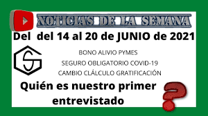 Maybe you would like to learn more about one of these? Noticias De La Semana 14 Al 20 De Junio Bono Pymes Seguro Covid Gratificacion Youtube