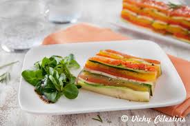Recette De Terrine De Legumes Du Soleil Courgette Poivron Jaune Et Rouge Tomates Romarin Terrine De Legumes Recette Terrine De Legumes Legumes Du Soleil