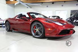 The 458 speciale a is the most powerful spider in ferrari history and the most powerful naturally aspirated v8 ever from maranello. 2015 Ferrari 458 Speciale Aperta Fusion Luxury Motors