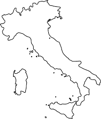 Useful graphical map for viewers who wish to only quickly pinpoint the location of key cities, towns and villages throughout the country. Outline Map Of Italy Printable Free Printable Coloring Page For Kids Italy Map Map Outline Free Coloring Pages
