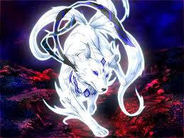 Wallpaper hd of white, anime, wolf, sketch, fictional character, mythical creature. Anime Wolf Wallpaper Hd