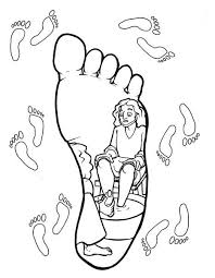Jesus Washes His Disciples Feet Coloring Page Sunday School Coloring Pages Toddler Sunday School Bible Crafts