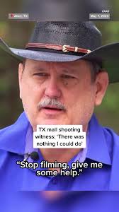 Former police officer Steven Spainhouer rushed to a mall after his son, who  was barricading inside a store break room, called him frantically about a  shooting in #Allen, #Texas.