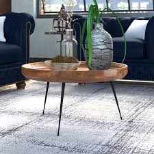 Finebuy coffee table sheesham solid wood 60x30x60 cm modern living room small. Union Rustic Streeter Round Mango Wood Coffee Table Reviews Wayfair