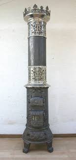 Danischer Saulenofen Um 1910 Mit Vernickelten Zierteilen Mit Bildern Ofen Feuerstelle