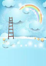 Cartoon newborn baby photography backdrops yellow and blue | etsy. Sky Blue Backdrop Rainbow And Clouds For Baby Baby Photography Backdrop Rainbow Backdrop Rainbow Cartoon
