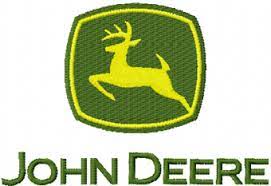 John deere western vest mens embroidery logo quilted xl black 14321757. John Deere Logo Machine Embroidery Design