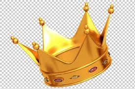 Golden Crown 3d Render Png Crown Png Birthday Background Images Golden Crown