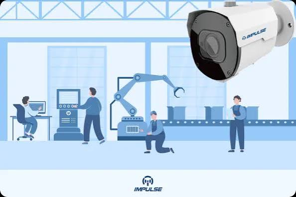 Factory CCTV surveillance setup