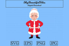For this tutorial, we will be using a simple graphic made in illustrator. Mrs Claus Svg Cute Christmas Svg Eps Png And Jpg 987626 Illustrations Design Bundles
