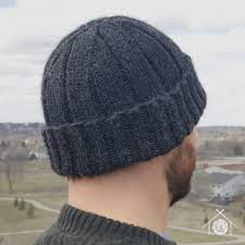 A Classic Ribbed Toque Reminiscent Of The Sailor S Watch Caps Of Wwii Free Mens Hat Knitting Pattern Knitting Patterns Free Hats Beanie Knitting Patterns Free