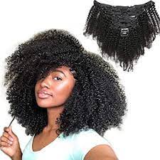 A curly pixie cut is an amazing choice for a short hairstyle to wear every day and for special occasions. Buy Kinky Curly Clip In Hair Extensions Human Hair 8pcs 18clips For Black Women Afro Kinky Curly Clip In Hair Extensions 4c For Black Girls Double Wefts Hair 1b Natural Black 8