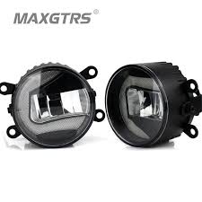 2x 3 5 Inch 89mm Newest High Power Universal Led Fog Light Bulb Lamp Car Daytime Running Lights U Shape Drl Cob C Led Fog Lights Light Bulb Lamp Running Lights