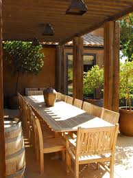Napa Style Residence Outdoor Dining Room 12 Person Dining Table Patio Design