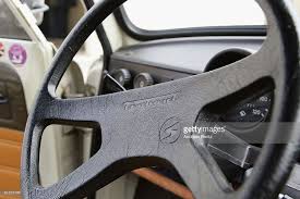 the steering wheel of a eastern german car trabant is pictured at steering wheel german cars car