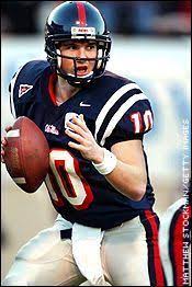 Eli Manning 10 Ole Miss Rebels Qb Ole Miss Football Ole Miss Ole Miss Rebels