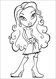 In for girls you will find bratz coloring pages, as well as others. Yasmin Bratz Dolls Coloring Pages Novocom Top