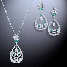 Moussaieff Jewellers On Instagram Secret Garden Delights Emerald And White Diamond Necklace And Earrings White Diamond Necklace Earrings Fancy Jewelry