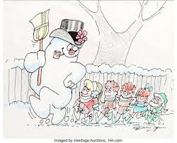 Collection by susan ellis christy. Frosty The Snowman Storyboard Illustration By Dan Duga Lot 95699 Heritage Auctions