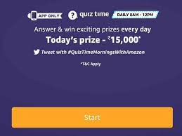 Related quizzes can be found here: Amazon Quiz 11 June 2020 Answers Today Answer Win Rs 15 000