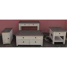 Paint grade materials form the base and finished in antique white color. T637 Bolanburg Sofa Table